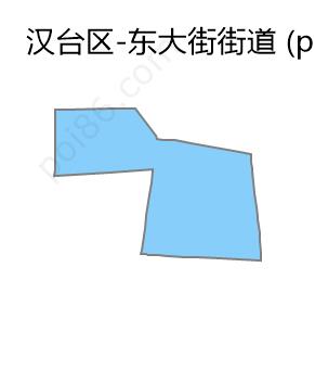 东大街街道边界地图