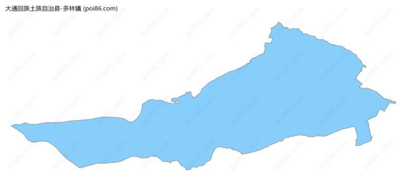 多林镇边界地图
