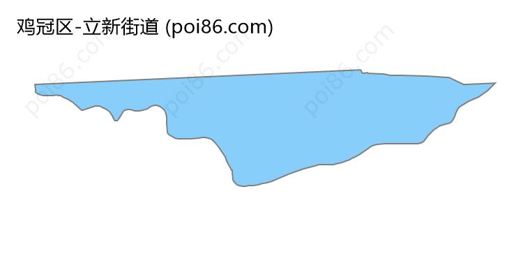 立新街道边界地图