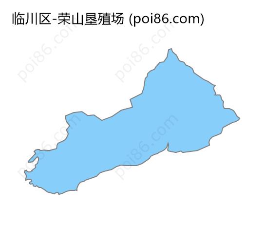 荣山垦殖场边界地图