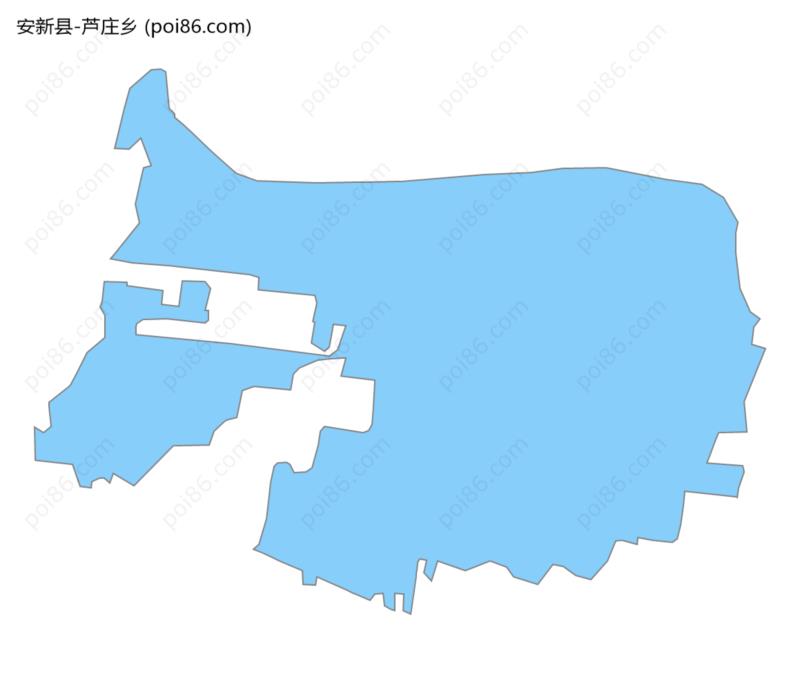 芦庄乡边界地图