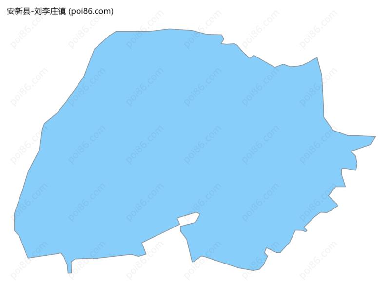 刘李庄镇边界地图