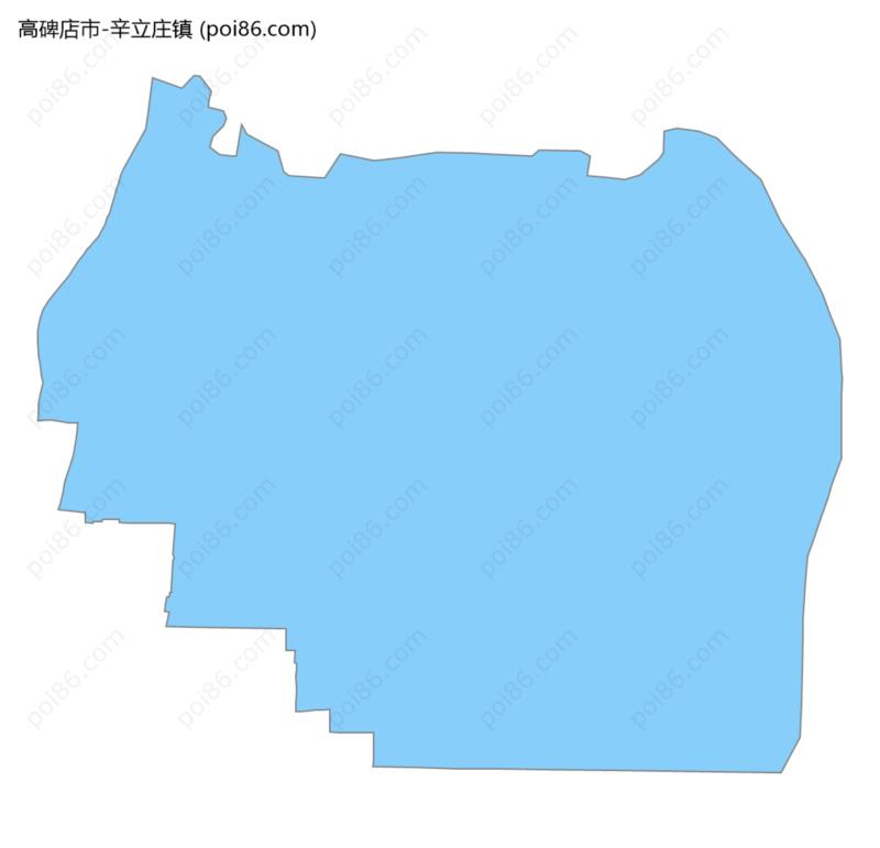 辛立庄镇边界地图