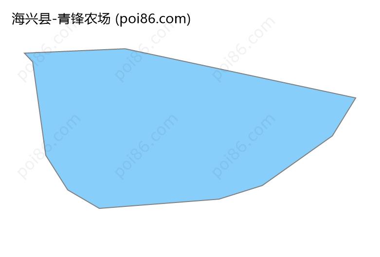 青锋农场边界地图