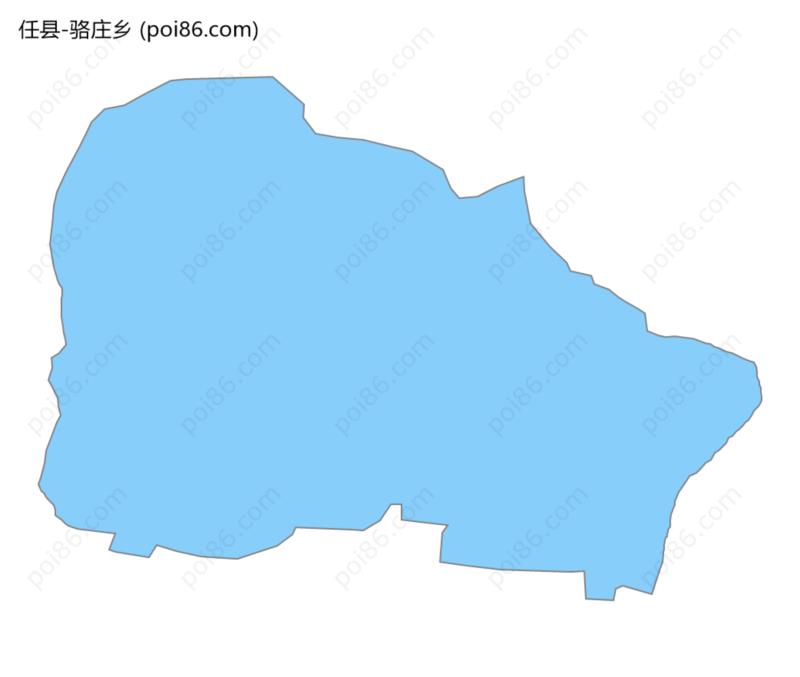 骆庄乡边界地图