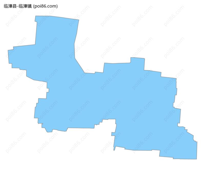 临漳镇边界地图