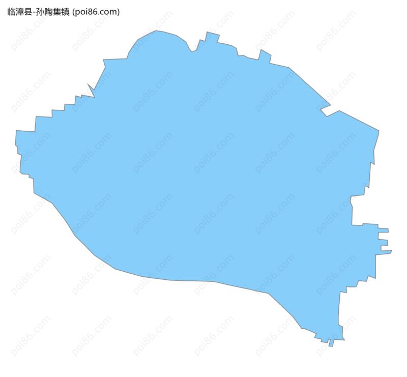 孙陶集镇边界地图