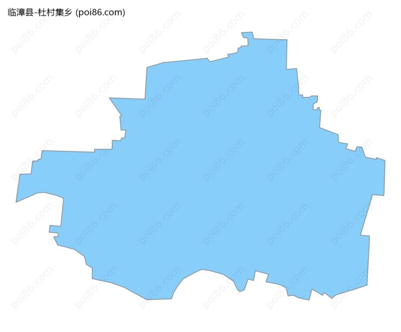 杜村集乡边界地图