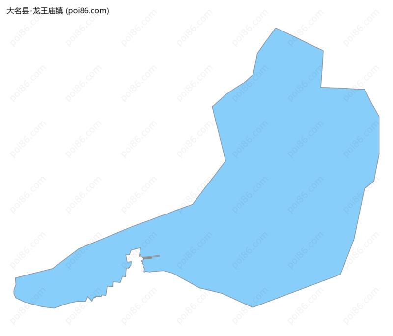 龙王庙镇边界地图