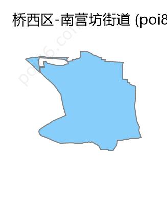 南营坊街道边界地图