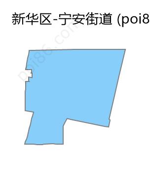 宁安街道边界地图