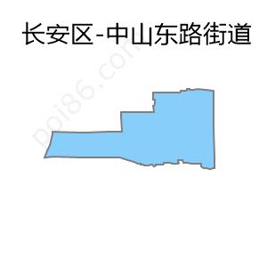 中山东路街道边界地图