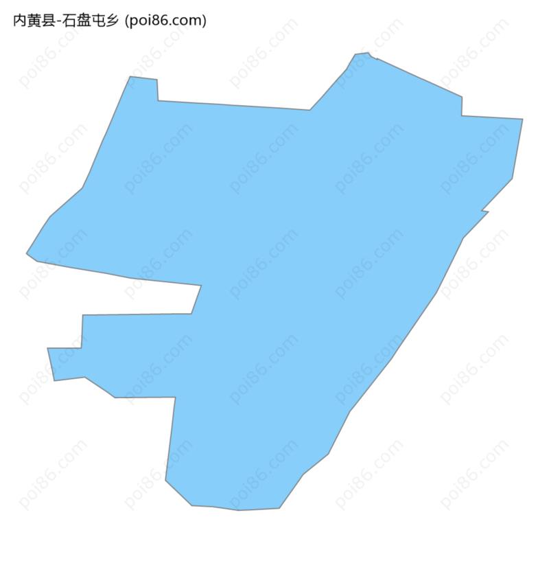 石盘屯乡边界地图