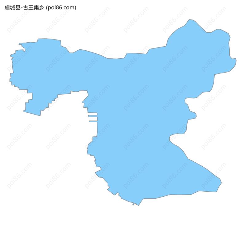 古王集乡边界地图