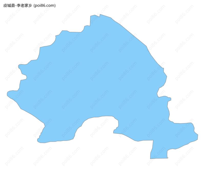 李老家乡边界地图