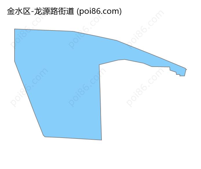 龙源路街道边界地图