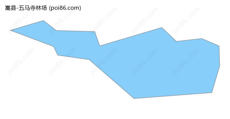 五马寺林场边界地图