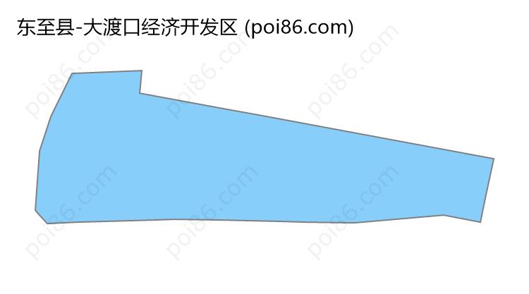 大渡口经济开发区边界地图