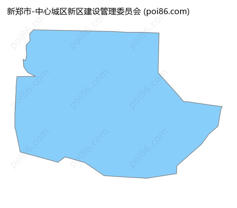 中心城区新区建设管理委员会边界地图