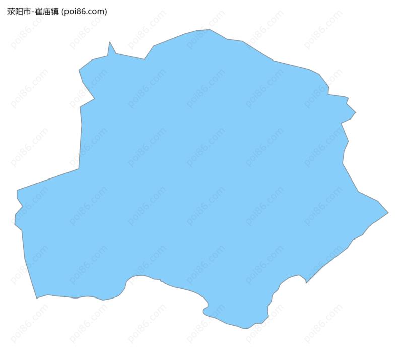 崔庙镇边界地图