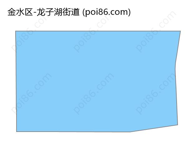 龙子湖街道边界地图