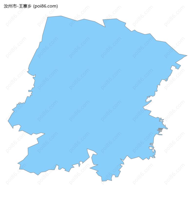 王寨乡边界地图