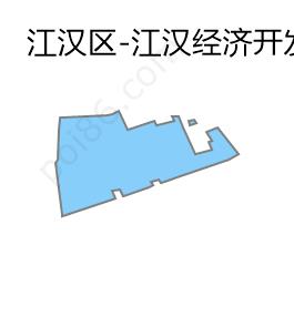 江汉经济开发区边界地图