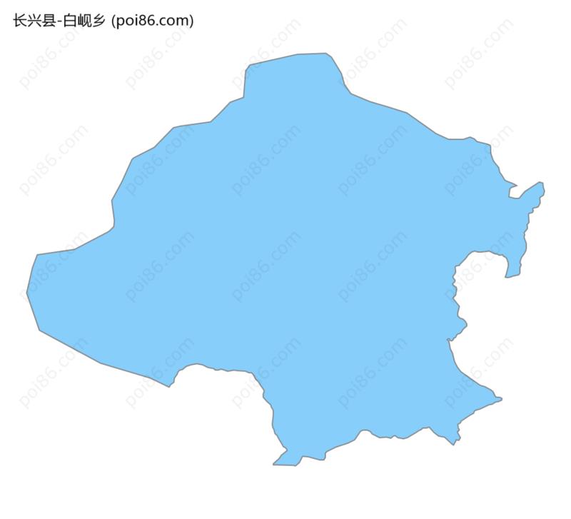 白岘乡边界地图