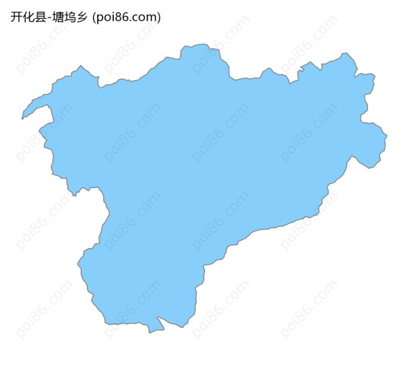 塘坞乡边界地图