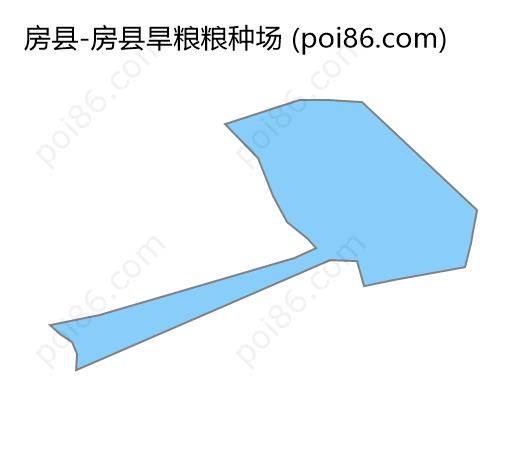 房县旱粮粮种场边界地图