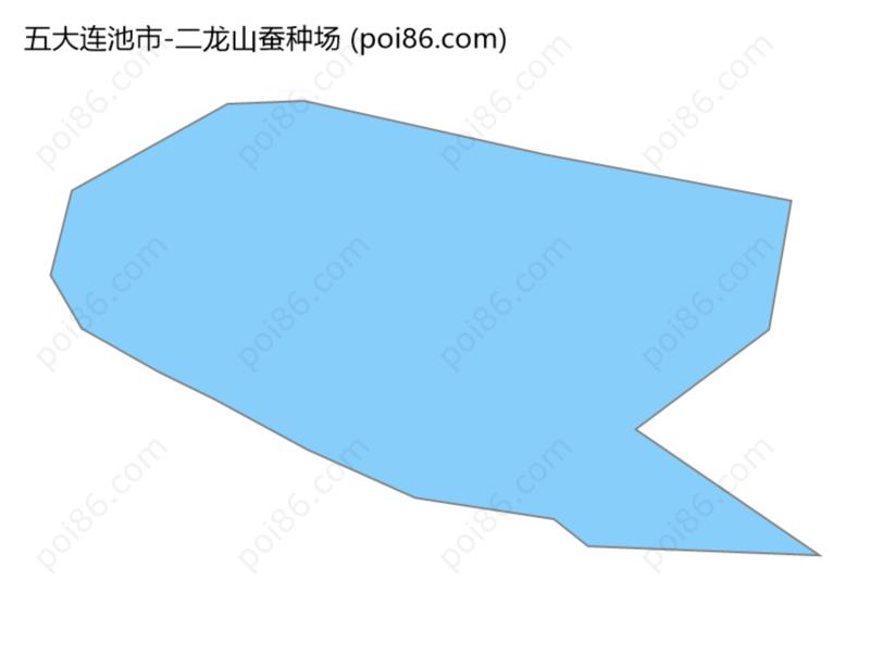 二龙山蚕种场边界地图