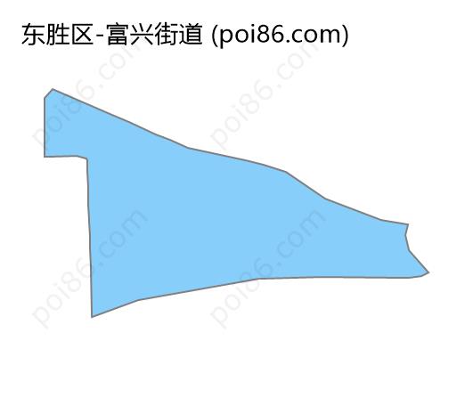 富兴街道边界地图