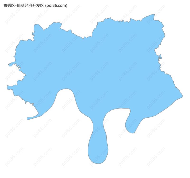 仙葫经济开发区边界地图