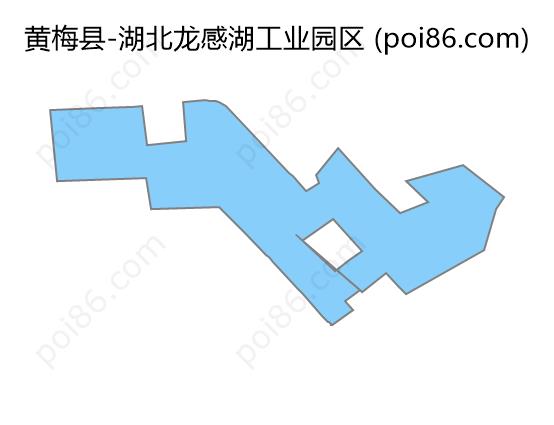 湖北龙感湖工业园区边界地图