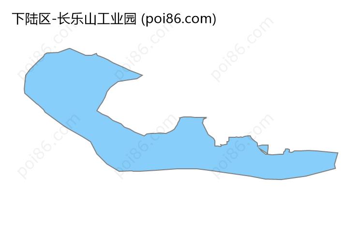 长乐山工业园边界地图