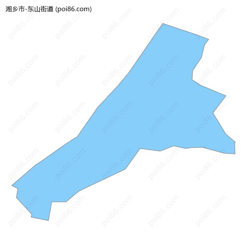 东山街道边界地图