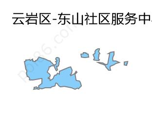 东山社区服务中心边界地图