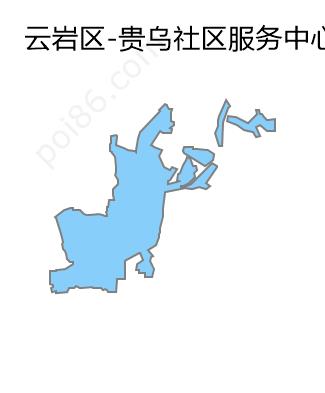 贵乌社区服务中心边界地图