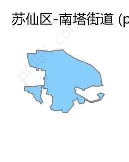 南塔街道边界地图