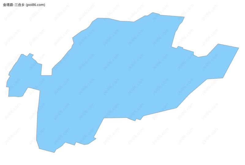 三合乡边界地图