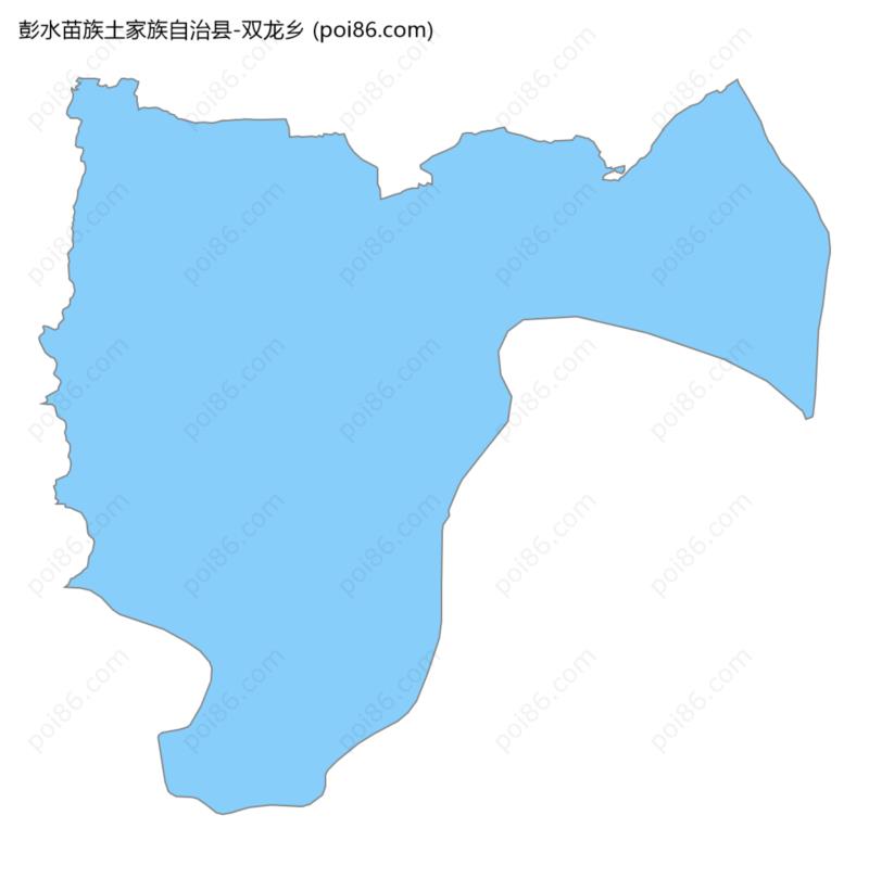 双龙乡边界地图