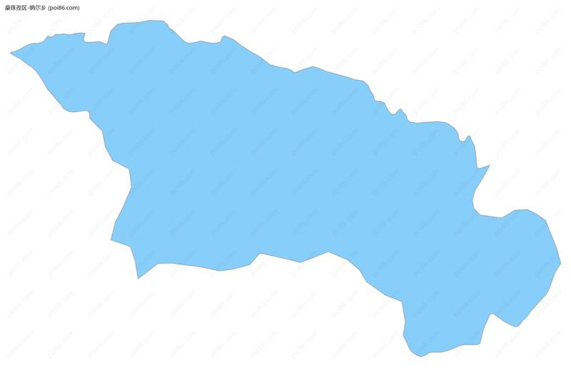纳尔乡边界地图