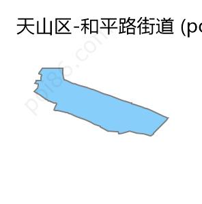 和平路街道边界地图