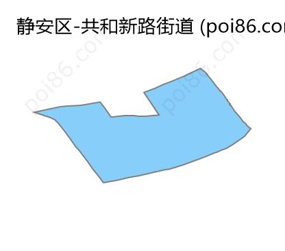 共和新路街道边界地图