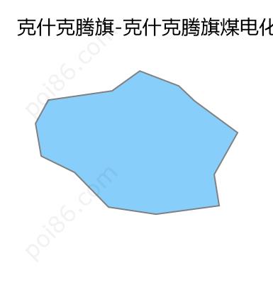 克什克腾旗煤电化基地边界地图