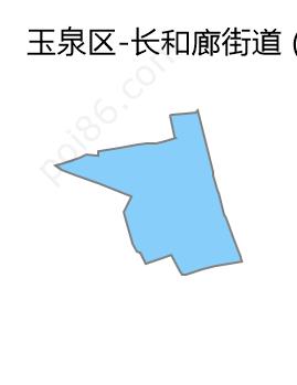 长和廊街道边界地图