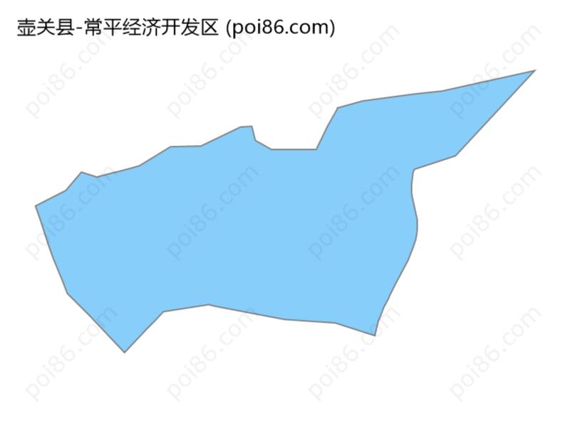 常平经济开发区边界地图