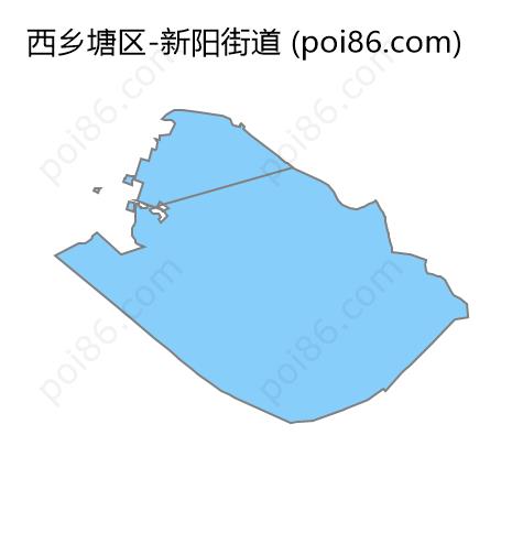 新阳街道边界地图