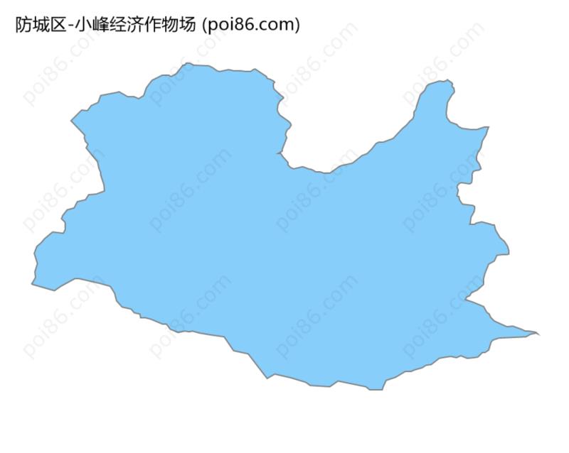 小峰经济作物场边界地图