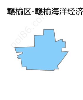 赣榆海洋经济开发区边界地图